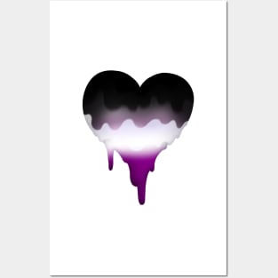 ASEXUAL GRADIENT GREETING CARD Posters and Art